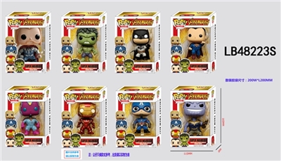 4-4.5 inch Q version of the POP the avengers alliance single figures in bulk - OBL720349