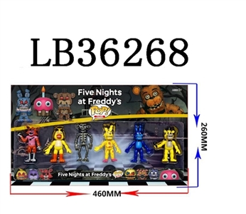 3.8 -inch POP midnight 6 only doll bear only 35 mm round base card pack (1) - OBL720364