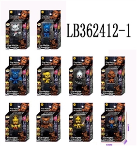 2.5 -inch Q version of the POP single bear doll at midnight 1 only 35 mm round the base box (10) - OBL720368