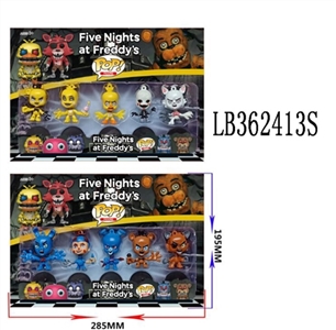 2.5 -inch Q version of the POP shook his head at midnight bear five figures 5 only 35 mm round base  - OBL720371