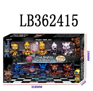 2.5 -inch Q version of the POP 10 only shook his head at midnight bear doll in a box (1) - OBL720378