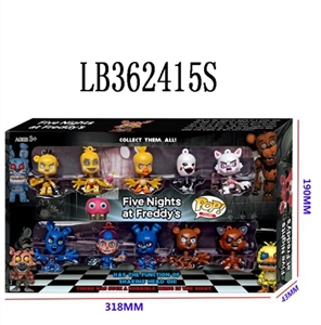 2.5 -inch Q version of the POP 10 only shook his head at midnight bear doll in bulk - OBL720379