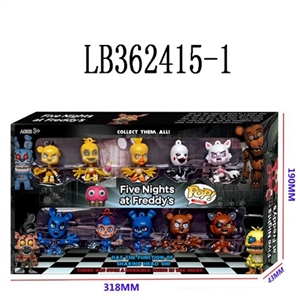 2.5 -inch Q version of POP (1) a box, 10 only bear doll at midnight - OBL720380
