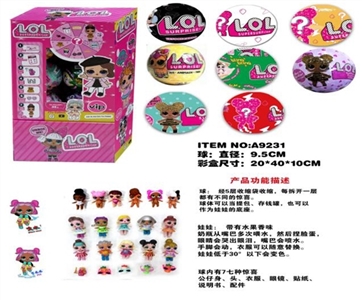 9.5 CM ball surprise eight boxes - OBL720497