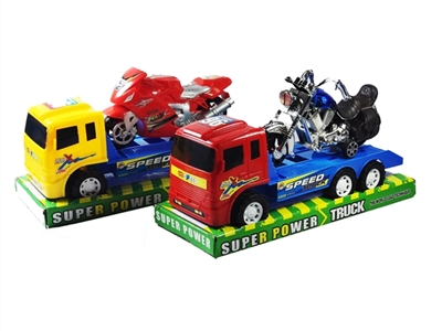 Solid color flat inertial car racing motorcycle (Harley) - OBL721321