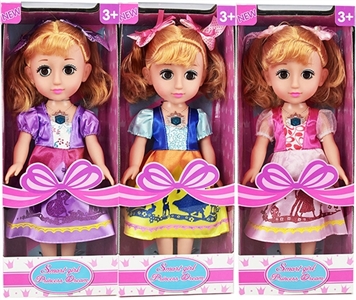 14 inch injection and evade glue live music lights wearing headdress flower eyes girl Three conventi - OBL721605