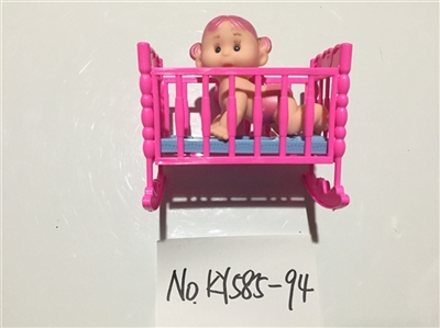 Russian climbed 5.5 -inch doll with shaking table - OBL721918
