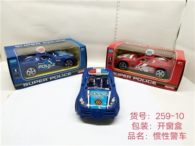 Inertia police car/window box - OBL722435