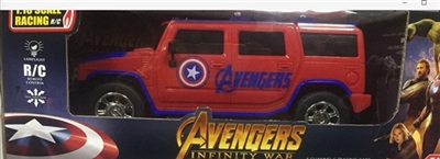 1：17四通遥控仿真车（带灯光包电USB线） - OBL722465