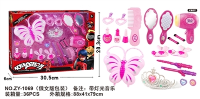 Ladybug girl accessories with light music - OBL722641
