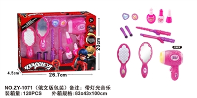 Ladybug girl accessories with light music - OBL722643