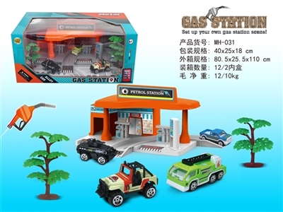 Series of city gas station (city) - OBL722838