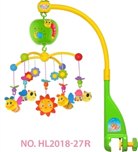 俄文彩盒遥控投影电动床铃（胶件吊件） - OBL722883