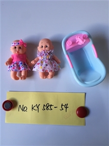 Two Russian 5.5 -inch doll with new baths - OBL723000