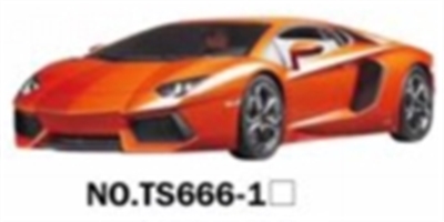 1：16四通遥控仿真车（带灯光包电） - OBL723337