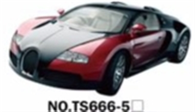 1：16四通遥控仿真车（带灯光包电） - OBL723341