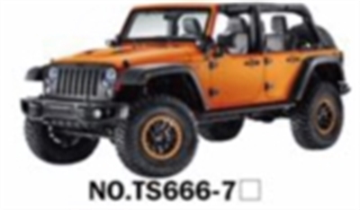 1：16四通遥控仿真车（带灯光包电） - OBL723343