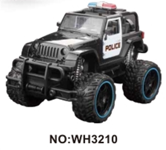 1：16四通遥控仿真大轮警车（带灯光包电） - OBL723353