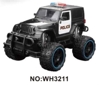 1：16四通遥控仿真大轮警车（带灯光包电） - OBL723354