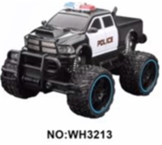 1：16四通遥控仿真大轮警车（带灯光包电） - OBL723356