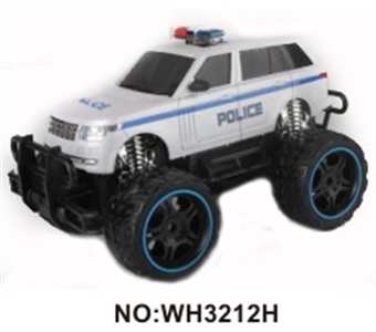 1：16四通遥控仿真大轮警车（带灯光包电） - OBL723360