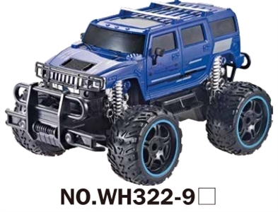 1：16四通遥控大轮仿真车（带灯光包电） - OBL723370