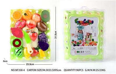 Square plate of fruit and joy - OBL723430
