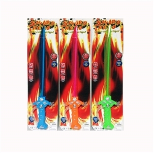 Between the real color painting flash music sword - OBL723455