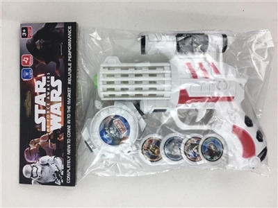 星球大战灯光音乐太空枪配发射器 - OBL723568