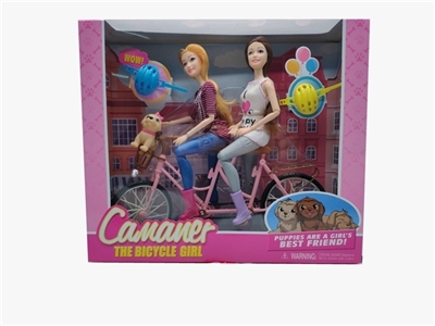 Double truck with a pet dog - OBL723645