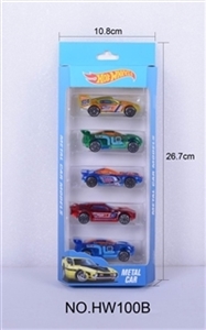 合金车5只套装 - OBL724017