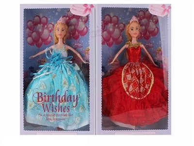 高档惊喜生日礼物11.5寸实身婚纱公主芭比 - OBL724293