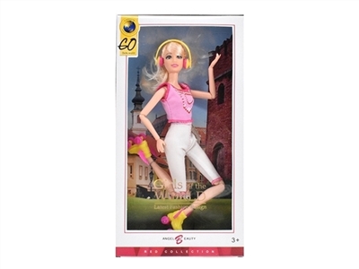 高档11.5寸12关节实身时尚带耳机芭比 - OBL724317