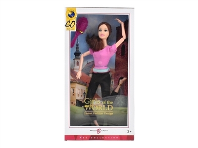 High grade 11.5 inch 12 joint real fashion barbie with a comb - OBL724318