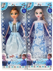 The third generation 11.5 -inch music real snow barbie - OBL724341