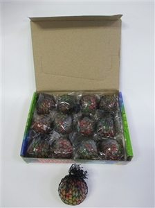 盒装12粒6cm黑网彩珠球 - OBL724740