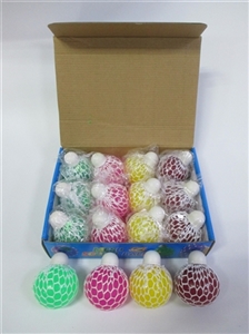 盒装12粒6cm白网葡萄球加盖 - OBL724748