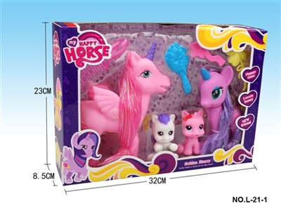 2 cute pony, pony with flash - OBL724902