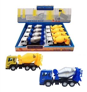 合金工程车-搅拌车8只装 - OBL725314