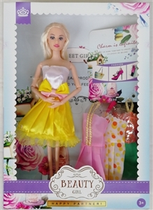 Nine joint doll with small skirt - OBL725338