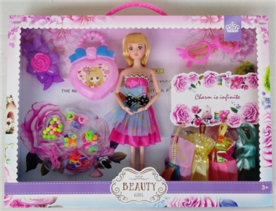 Fashionable nine joint doll with beads - OBL725343
