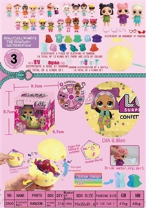 (1 only) ejection yellow surprise doll - OBL725728