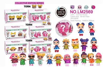 (2) 2 capsule with surprise doll collector) - OBL725751