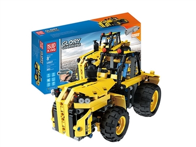 Small particles remote control blocks tractor assembled - city glory teams (382 / PCS, the fuselage  - OBL725774