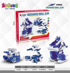 Assemble electric robot 3 in 1 - OBL725854