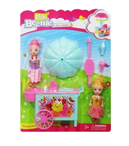 Taxi ice cream car 3.5 -inch barbie - OBL725928