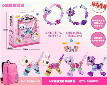 DIY bracelet necklace surprise deformation (six shape) - OBL726127