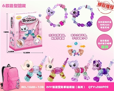 DIY bracelet necklace surprise deformation shapes (six) luminous - OBL726129