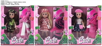 12 inches full evade glue clothing accessories (3) is a beautiful girl - OBL726183