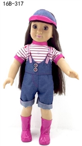 17 inch cotton body (solid eyes) is a beautiful girl - OBL726200